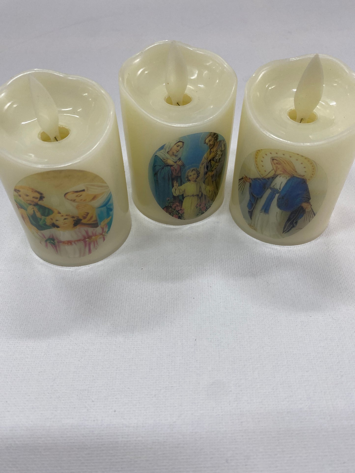 Candle LED Swing Church 7cm . 3064