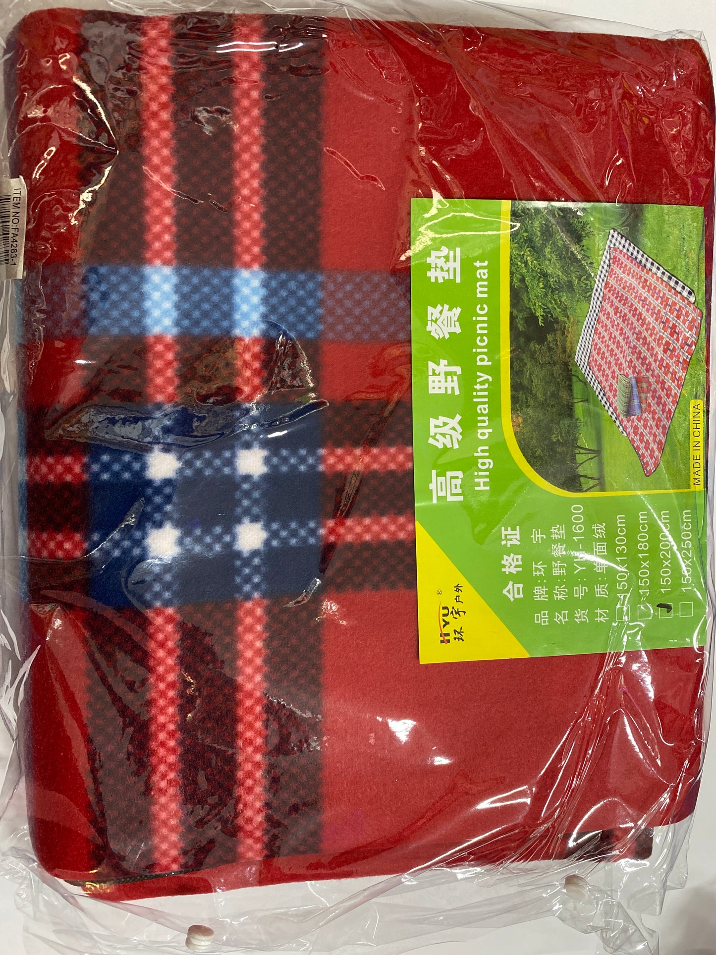 Picnic Blanket 150x 200cm FA4283-1