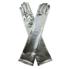 Metallic Gloves (Long) Silver(18580-02)