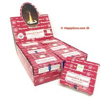 “Dragon's Blood” Incense Cones (12 Packets) Satya Shrinivas Nag Champa Dhoop