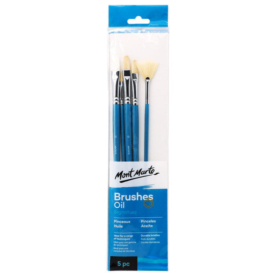 MM Gallery Series Brush Set Oils 5pc. BMHS0024