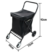 Trolley + Front Rotating Wheel. 0126