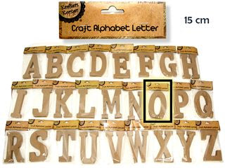 15CM ALPHABET LETTERS- O  CRAFT 199655