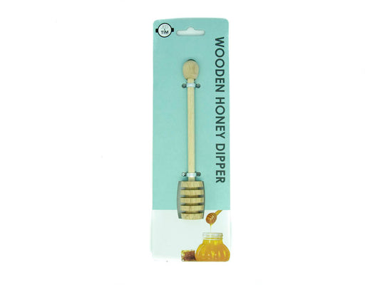 WOODEN HONEY DIPPER  KTH033