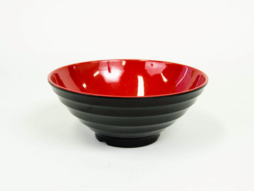 RED AND BLACK 6.7'' CONICAL BOWL  MEL114