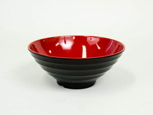 RED AND BLACK 7.7''CONICAL BOWL  MEL115