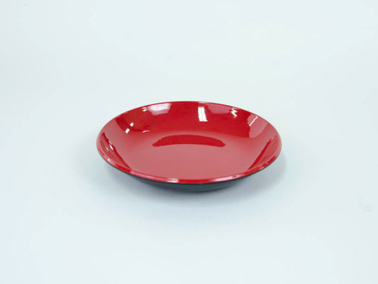 RED AND BLACK 9'' DEEP PLATE  MEL129