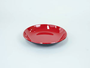 RED AND BLACK 9'' DEEP PLATE  MEL129