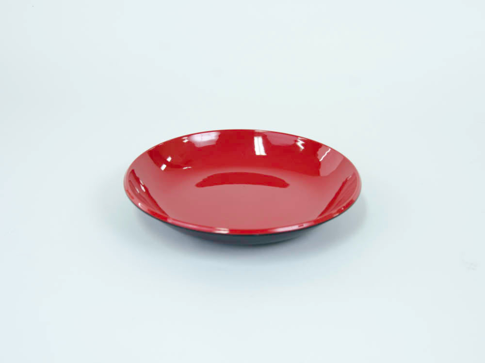 RED AND BLACK 10'' DEEP PLATE  MEL130