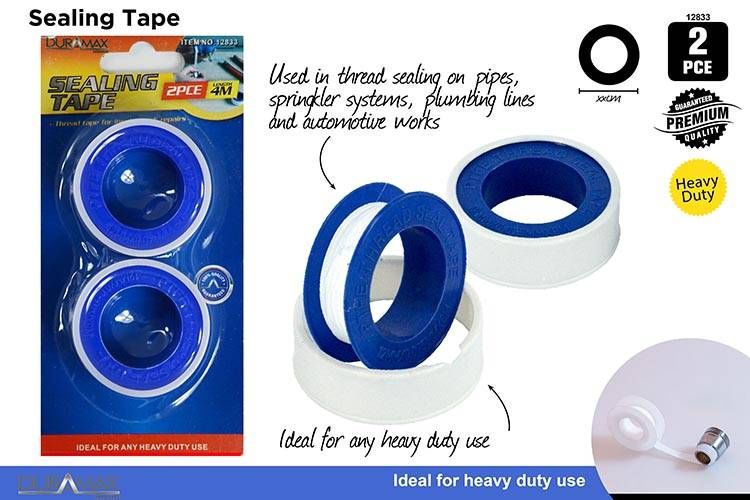 2pce Teflon/Plumbers Tapes 12833