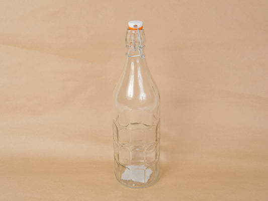 1L ROUND GRID BOTTLE  GLA307.