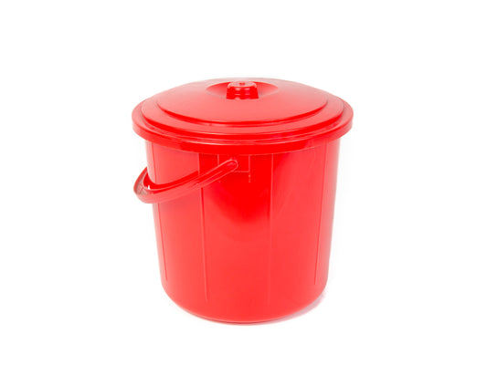 PLASTIC BUCKET 10L W/LID  BUC10.