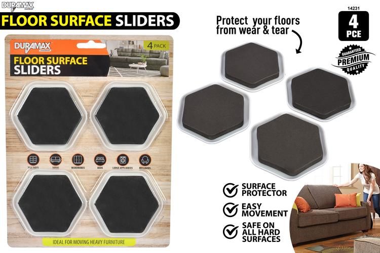 4pce Furniture Sliders-carpet/wood/tiles  14231