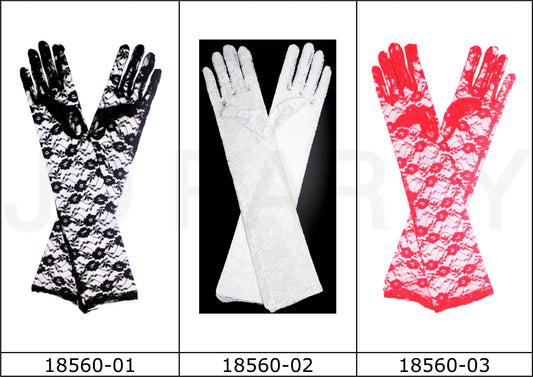 Lace Gloves (Long) (18560)