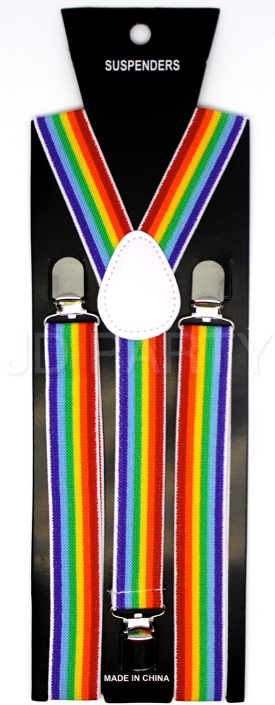 Suspender (Rainbow) Vertical Stripe (19260-01)