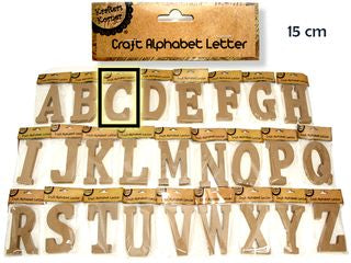 15CM ALPHABET LETTERS- C  CRAFT 199532