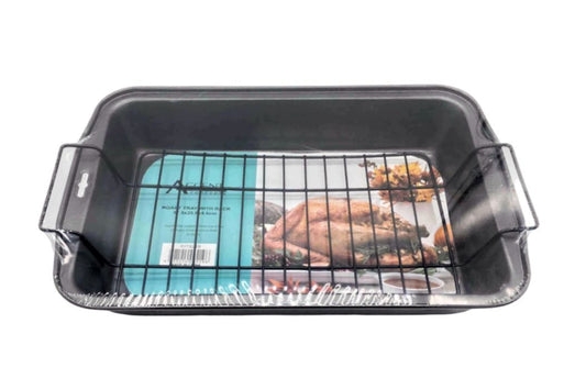 ROASTING TRAY WITH RACK 37.5x25.8x4.5cm. KIT8219