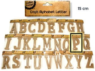 15CM ALPHABET LETTERS- P  CRAFT 199662