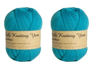 100G AQUA BLUE YARN   SEW 262830