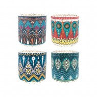POT ROUND ARABESQUE 10X10X10CM  CP98699M