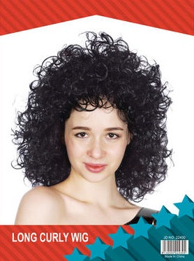 Long Curly Wig Black.22430