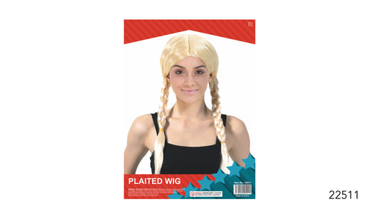 Plaited Wig (Blonde) (22511)