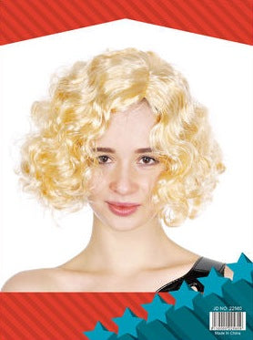 1920's Curly Bob Wig Blonde .22560