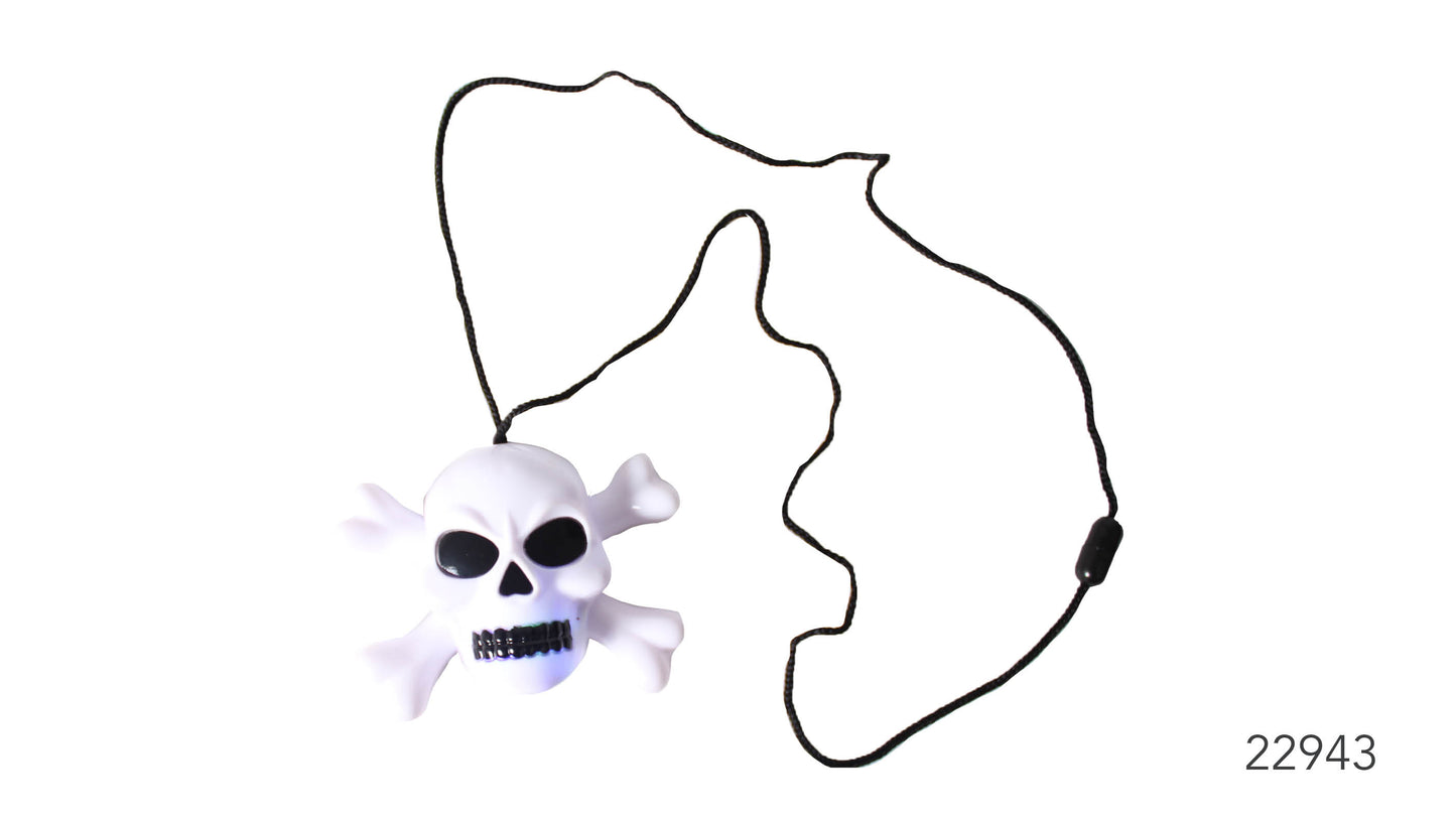 Skull Necklace with light (22943)