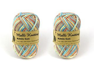 100G BUBBLE GUM MULT COL YARN   SEW 190010