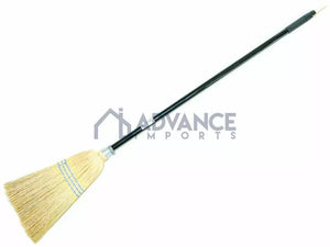 Straw Broom w/Metal Handle. Brm217
