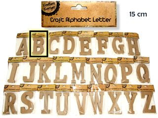 15CM ALPHABET LETTERS- B   CRAFT 199525