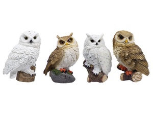 17CM REALISTIC OWL . OWLRT