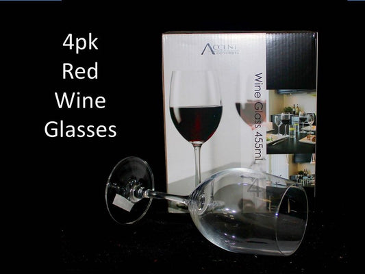 RED WINE GLASS SET 4 455ml. GLA20844