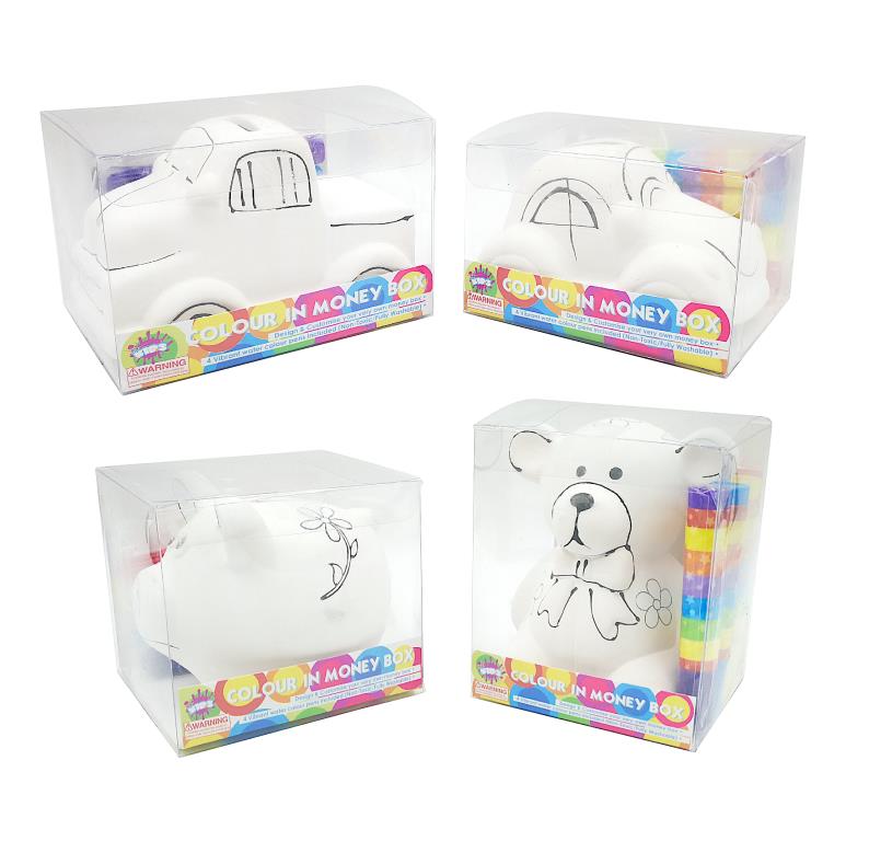 Colour-In Money Box  DUR1650