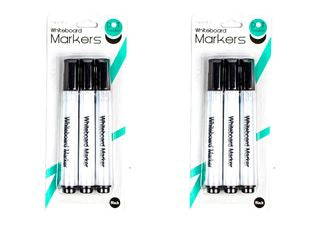 WHITEBOARD MARKERS - BLACK/3    STA 223886