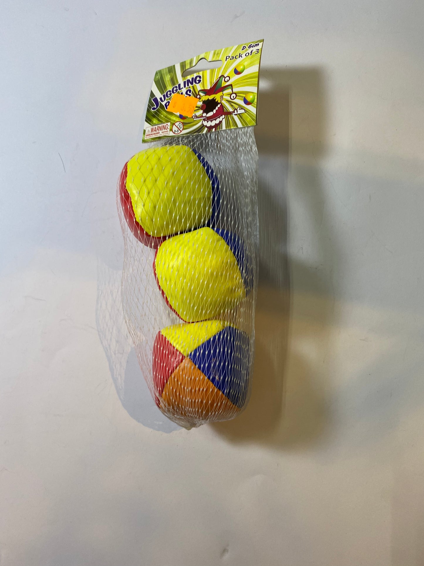 6cm Juggling Ball 3pcs   Toy208026