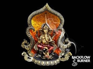 31CM GANESH BACKFLOW BURNER IN CAVE. GANBFCAV