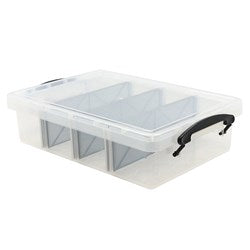 COMPARTMENT STORER 4 SECTION 6LT CLEAR  44490