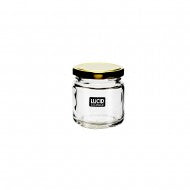 GLASSJARW/GOLD LIDMIX95ML6.6CM   GJ81196