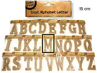 15CM ALPHABET LETTERS- M  CRAFT 199631