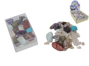 ROCK AND MINERALS BOXED SET IN DISPLAY (GIFT BOX). ROCKMSET