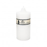 CANDLE CHURCH 9X20CM - WHITE  CNPL920W