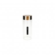 GLASBOTTLEROSEGLDLID75ML3.7X9.2CM GLASS BOTTLE  GJ94813-3