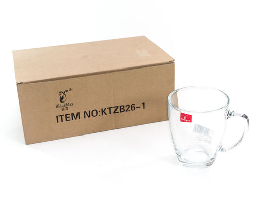 6PCS LARGE GLASS MUG .KTZB26-1