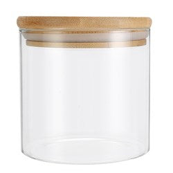 CAMDEN GLASS JAR BAMBOO LID 345ML  76286