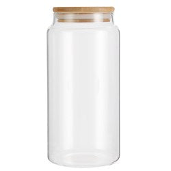 CAMDEN GLASS JAR BAMBOO LID 1.25L  76354