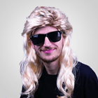 Rock Mullet Blonde Wigs .CA7664