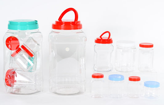 PLASTIC JAR KIT SET/8 CT-8.