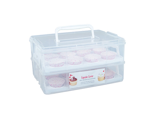 2 TIER CUP CAKE TRANSPORTER  52192-2