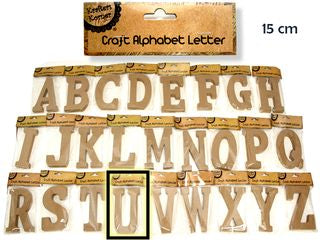 15CM ALPHABET LETTERS- U  CRAFT 199716